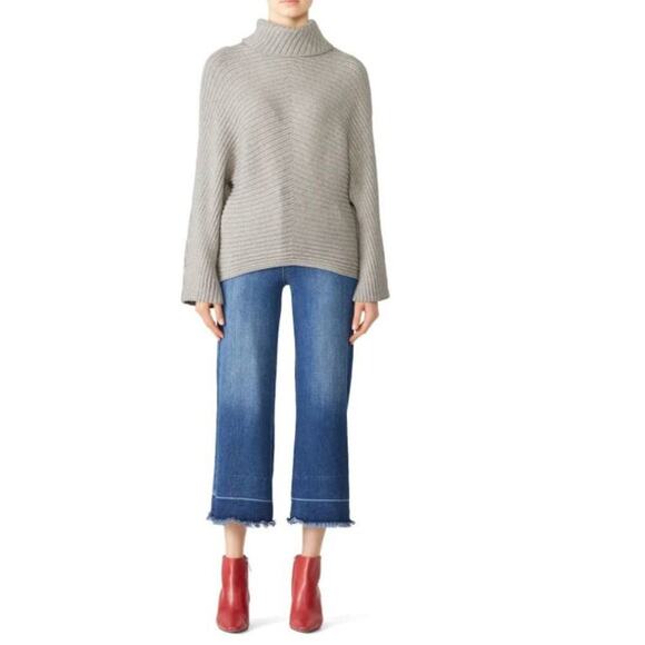 Slate and Willow Rib Knit Dolman Turtleneck Large - Picture 7 of 8